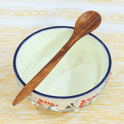 Alternate image for Cooking and Serving Spoon Hand-Carved from Mahogany Wood Cook with Style