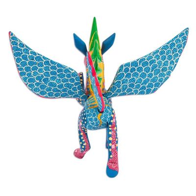 Alternate image for Oaxacan Folk Art Pegasus Alebrije Rainbow Pegasus