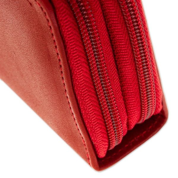 Alternate image for Russet Leather Long Zipper Wallet from Mexico Bajio Russet