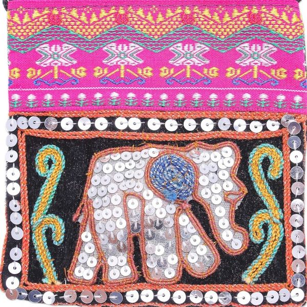 Alternate image for Handcrafted Small Shoulder Bag Elephant Glam