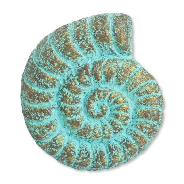 Alternate image for Seashell Wall Art Sculpture Handmade with Recycled Paper Fossilized Nautilus