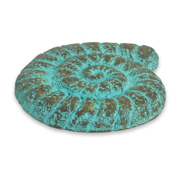 Alternate image for Seashell Wall Art Sculpture Handmade with Recycled Paper Fossilized Nautilus