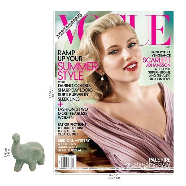 Alternate image for 2 Green Celadon Ceramic Handcrafted Lucky Elephant Figurines Lucky Green Elephants