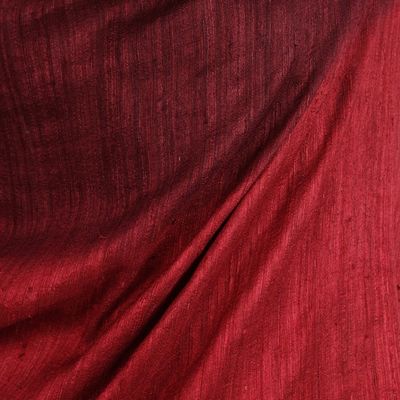 Alternate image for Artisan Crafted 100 Silk Shawl with Fringe from Thailand Red Peony