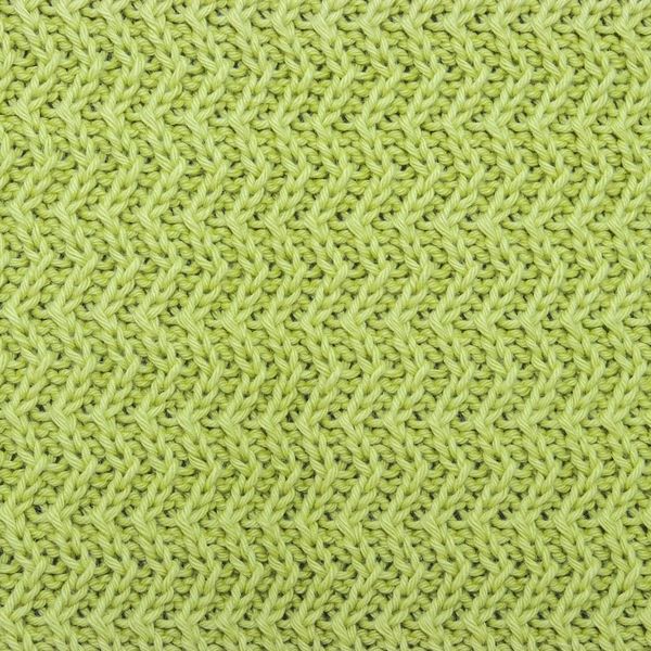 Alternate image for Knit Cotton Cardigan in Chartreuse from Thailand Zigzag Knit in Chartreuse