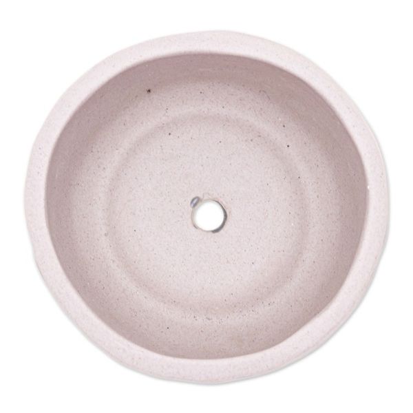 Alternate image for Handcrafted Ceramic Flower Pot with Polished Grey Surface Grey Bud