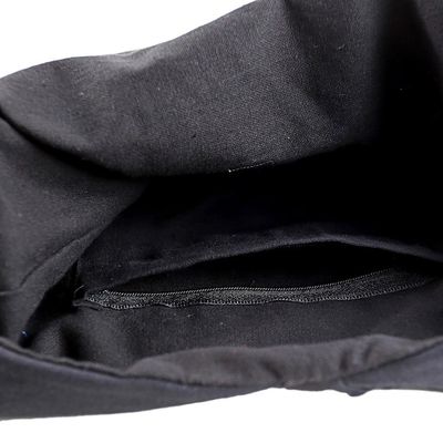 Alternate image for Cotton Silk Blend Shoulder Bag Indigo Black Thailand Summer Indigo