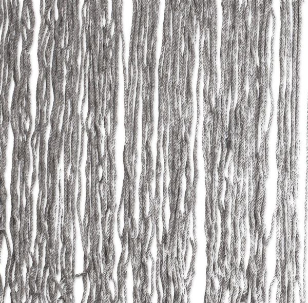 Alternate image for Grey Rope Hammock with Fringe Double Cascade in Grey