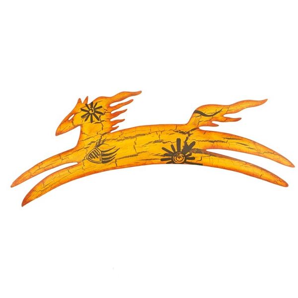 Alternate image for Unique Animal Themed Steel Horse Wall Art Mexican Handmade Cave Art Pony
