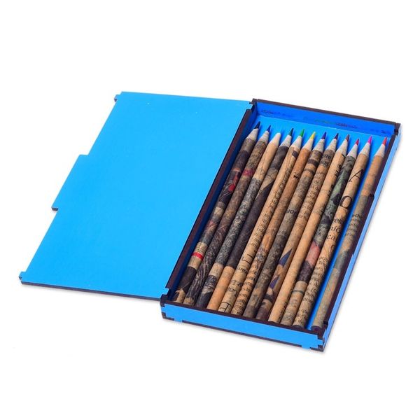 Alternate image for Eco-Friendly Boxed Colored Pencil Set Set of 12 Color My World
