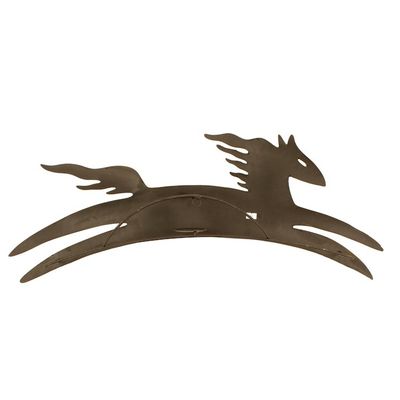 Alternate image for Unique Animal Themed Steel Horse Wall Art Mexican Handmade Cave Art Pony