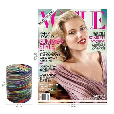 Alternate image for Multicolored Swirl Rocks Glasses from Mexico Set of 6 Spiral Crayons