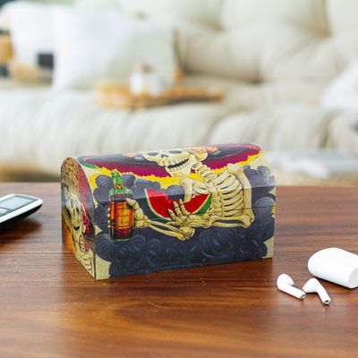 Alternate image for Day of the Dead Decorative Wood Box Catrina My Love