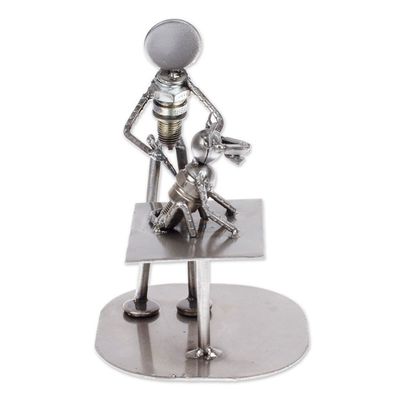 Alternate image for Unique Recycled Auto Parts Veterinarian Sculpture Rustic Veterinarian
