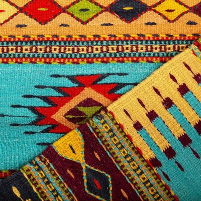 Alternate image for Artisan Crafted Multicolored Wool Runner 2x7 Valley Festival