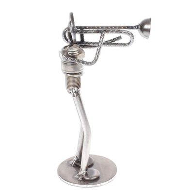 Alternate image for Auto part sculpture Rustic Jazz Trombone