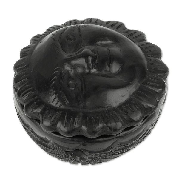 Alternate image for Barro Negro Decorative Box Placid Sun