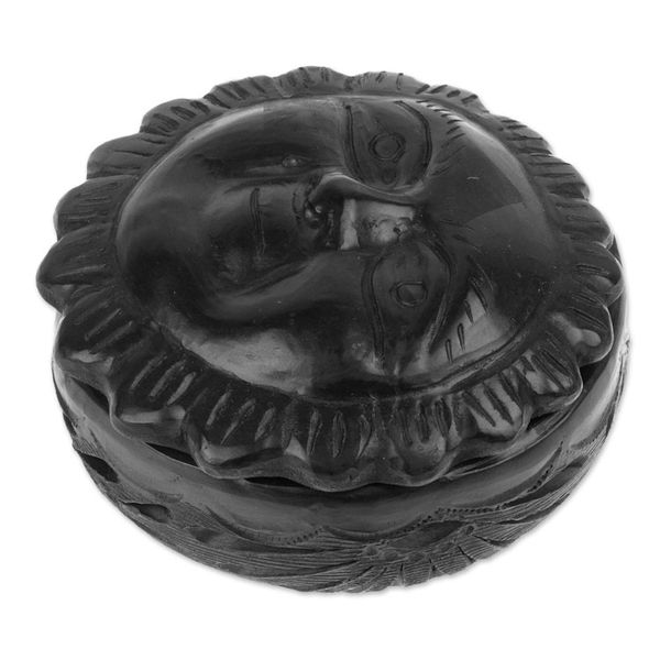 Alternate image for Barro Negro Decorative Box Placid Sun