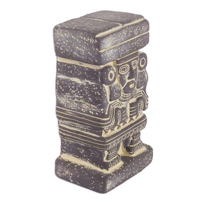 Alternate image for Collectible Aztec Ceramic Statuette Museum Replica Goddess Chalchiuhtlicue