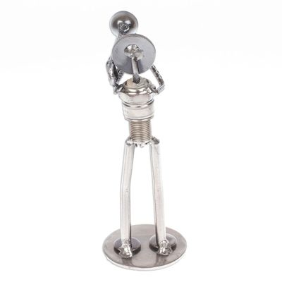 Alternate image for Auto part sculpture Rustic Jazz Trombone
