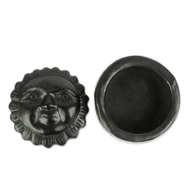 Alternate image for Barro Negro Decorative Box Placid Sun