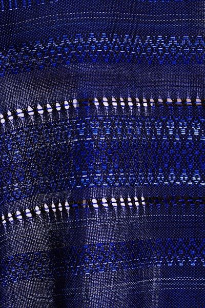 Alternate image for Blue Cotton Blend Shawl Midnight Sky