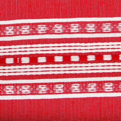 Alternate image for Chili Red Cotton Tortilla Holder from Oaxaca Oaxacan Chili