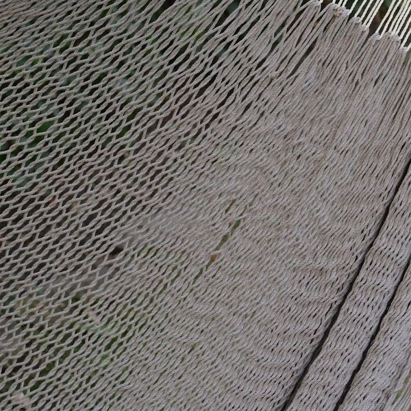 Alternate image for Mexican Hand Woven Grey Cotton Maya Hammock Double Maya Mist
