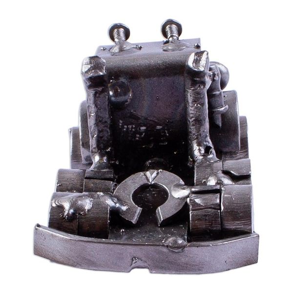 Alternate image for Recycled Scrap Metal Truck Sculpture from Mexico Rustic  Mack Trailer
