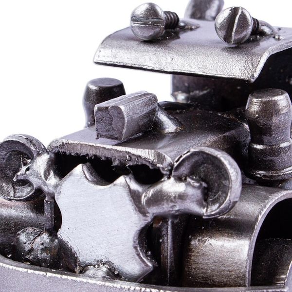 Alternate image for Recycled Scrap Metal Truck Sculpture from Mexico Rustic  Mack Trailer