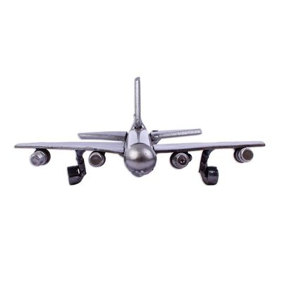 Alternate image for Recycled Auto Part Plane Sculpture from Mexico Rustic Plane