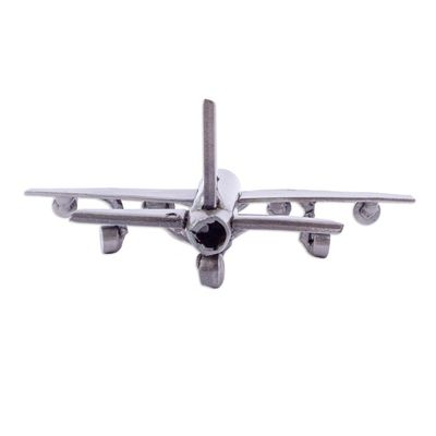 Alternate image for Recycled Auto Part Plane Sculpture from Mexico Rustic Plane