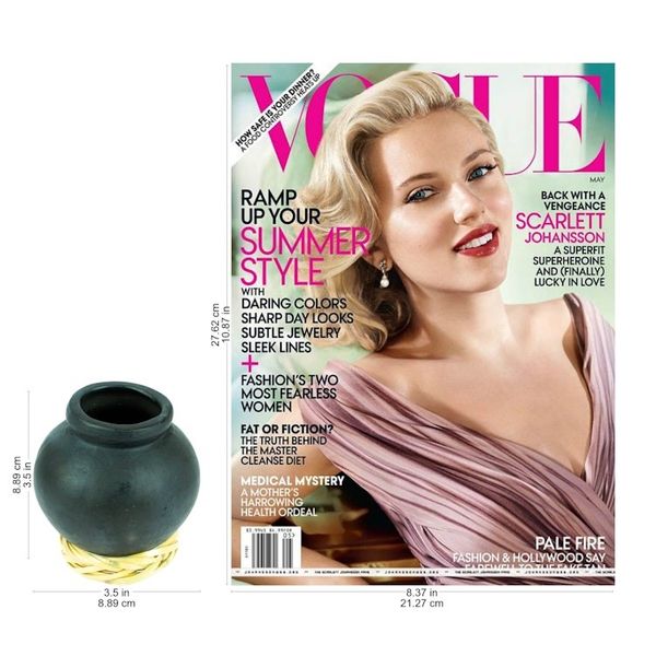 Alternate image for Barro Negro Black Ceramic Decorative Mini Vase Smooth Black