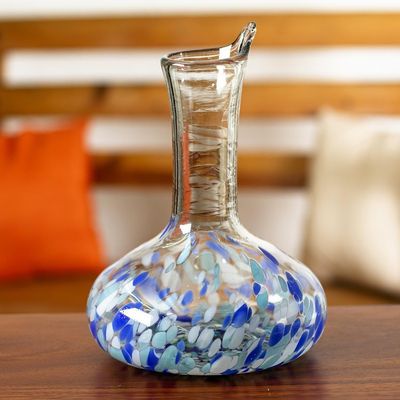 Alternate image for Artisan Crafted Glass Decanter Cool Water