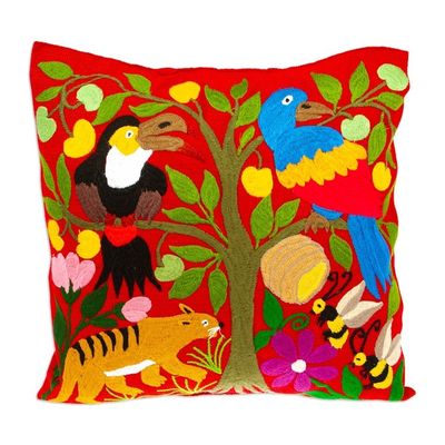 Alternate image for Artisan Crafted Cushion Cover from Mexico Jungle Fete