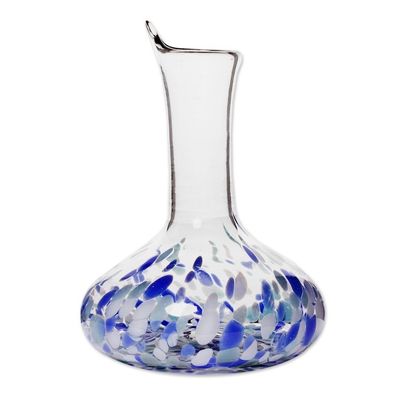 Alternate image for Artisan Crafted Glass Decanter Cool Water