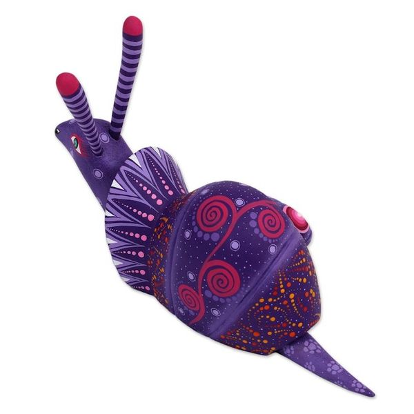 Alternate image for Handcrafted Mexican Folk Art Alebrije Sculpture Oaxaca Snail