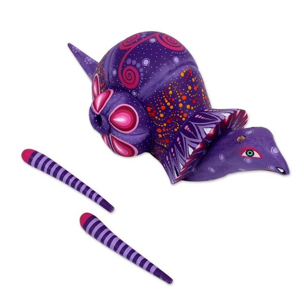 Alternate image for Handcrafted Mexican Folk Art Alebrije Sculpture Oaxaca Snail