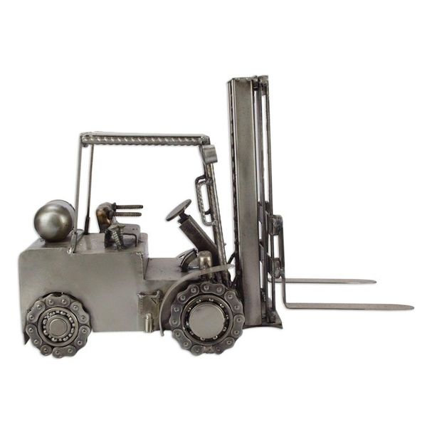 Alternate image for Collectible Recycled Auto Parts and Metal Sculpture Rustic Forklift