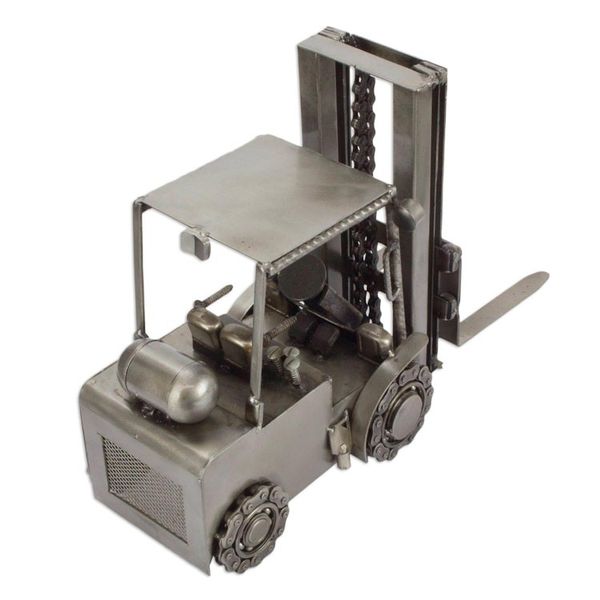 Alternate image for Collectible Recycled Auto Parts and Metal Sculpture Rustic Forklift
