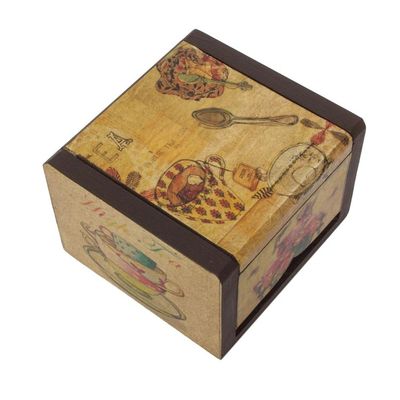 Alternate image for Petite Ventilated Decoupage Decorative Tea Box from Mexico Tea Time