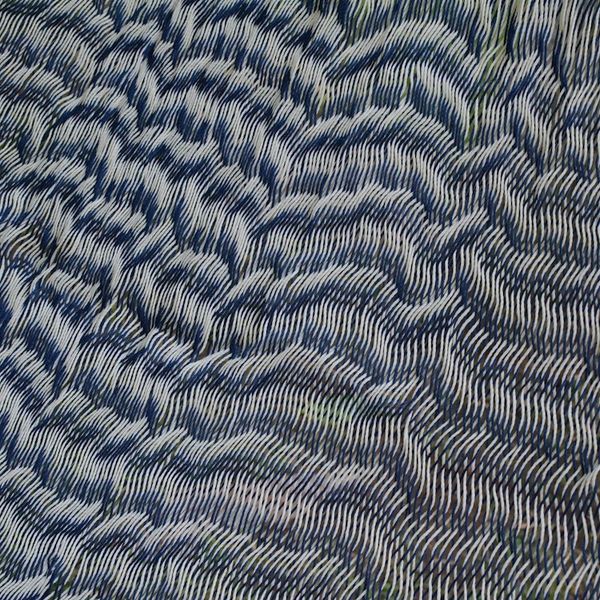 Alternate image for Mayan Rope Style Double Nylon Handmade Hammock Mexico Ocean Waves