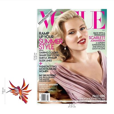 Alternate image for Multi Color Hummingbird Alebrije Sculpture Crafted by Hand Colorful Hummingbird