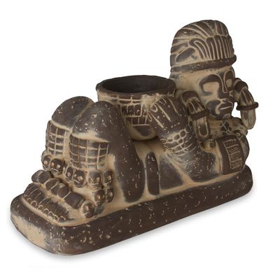 Alternate image for Ceramic sculpture Aztec Chac Mool