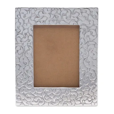 Alternate image for Embossed Aluminum Photo Frame 5x7 Spring