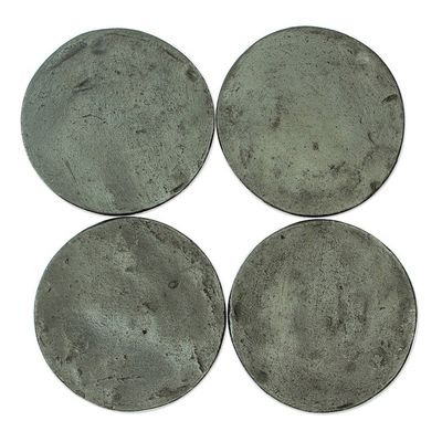 Alternate image for Handcrafted Barro Negro Coasters Set of 4 Dark Sun