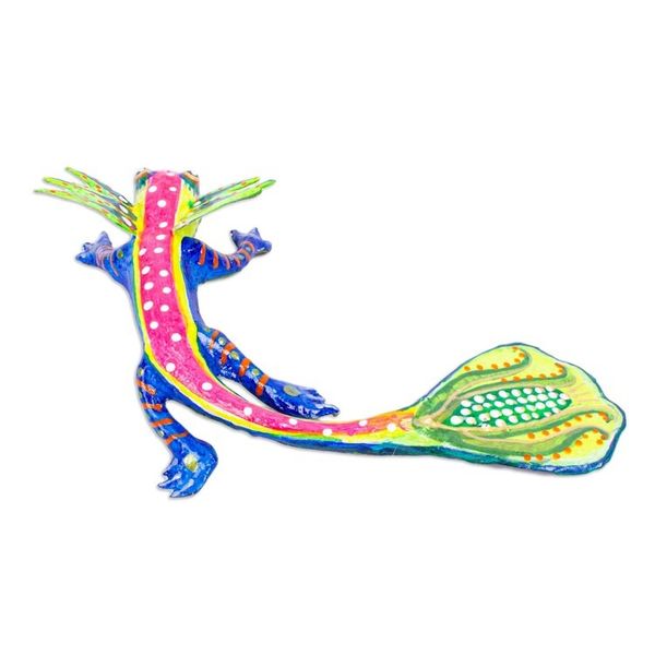 Alternate image for Handmade Alebrije Axolotl Alert Axolotl