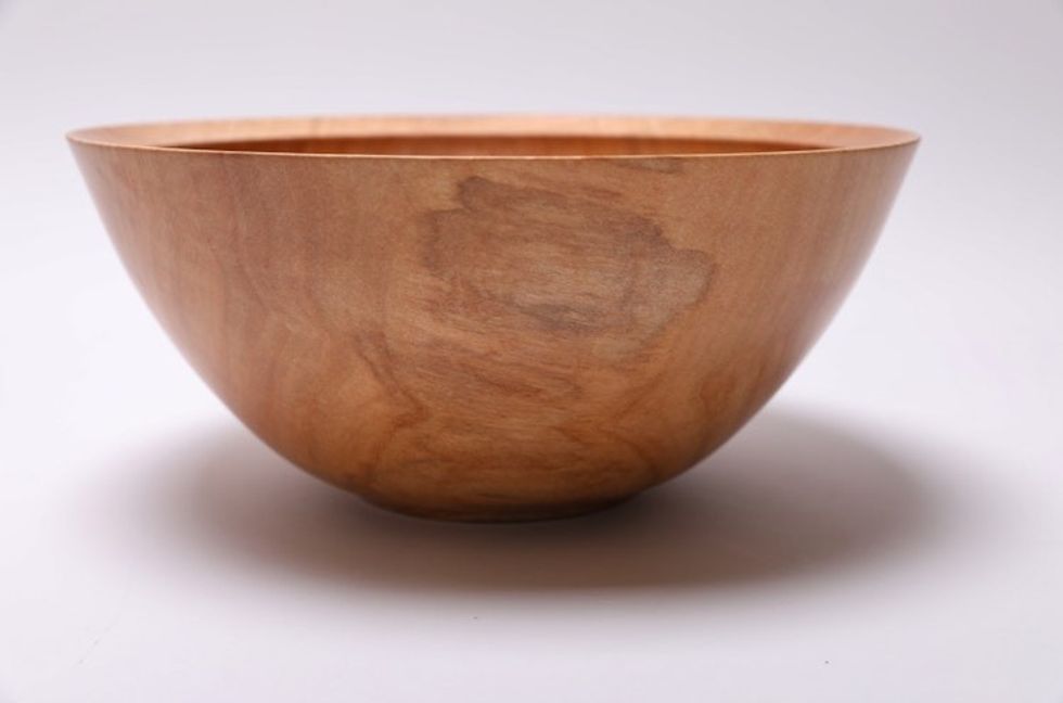 Handcrafted Wooden Fruit and Salad Bowl