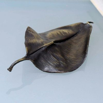 Alternate image for Handcrafted Leaf Sculpture from Brazil Leaf in the Wind
