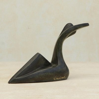 Alternate image for Bronze sculpture Seated Madonna